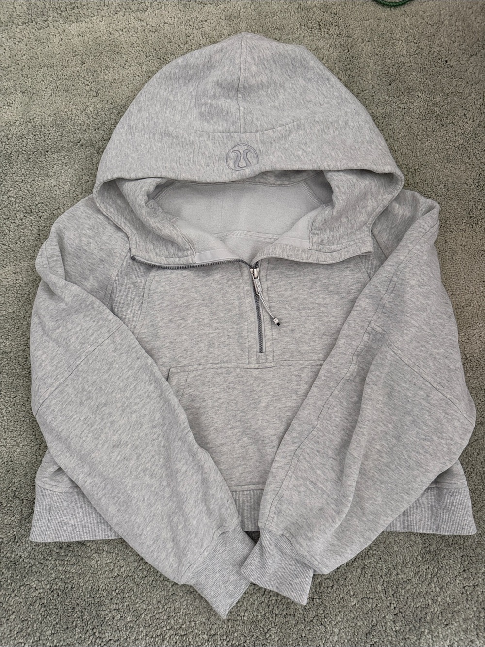 Lululemon Scuba 1/4 Zip - Heather Grey